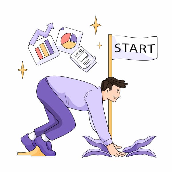 Figur am Start