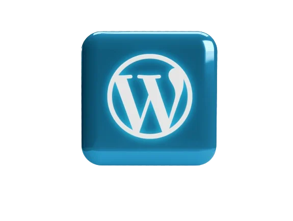 3d wordpress logo